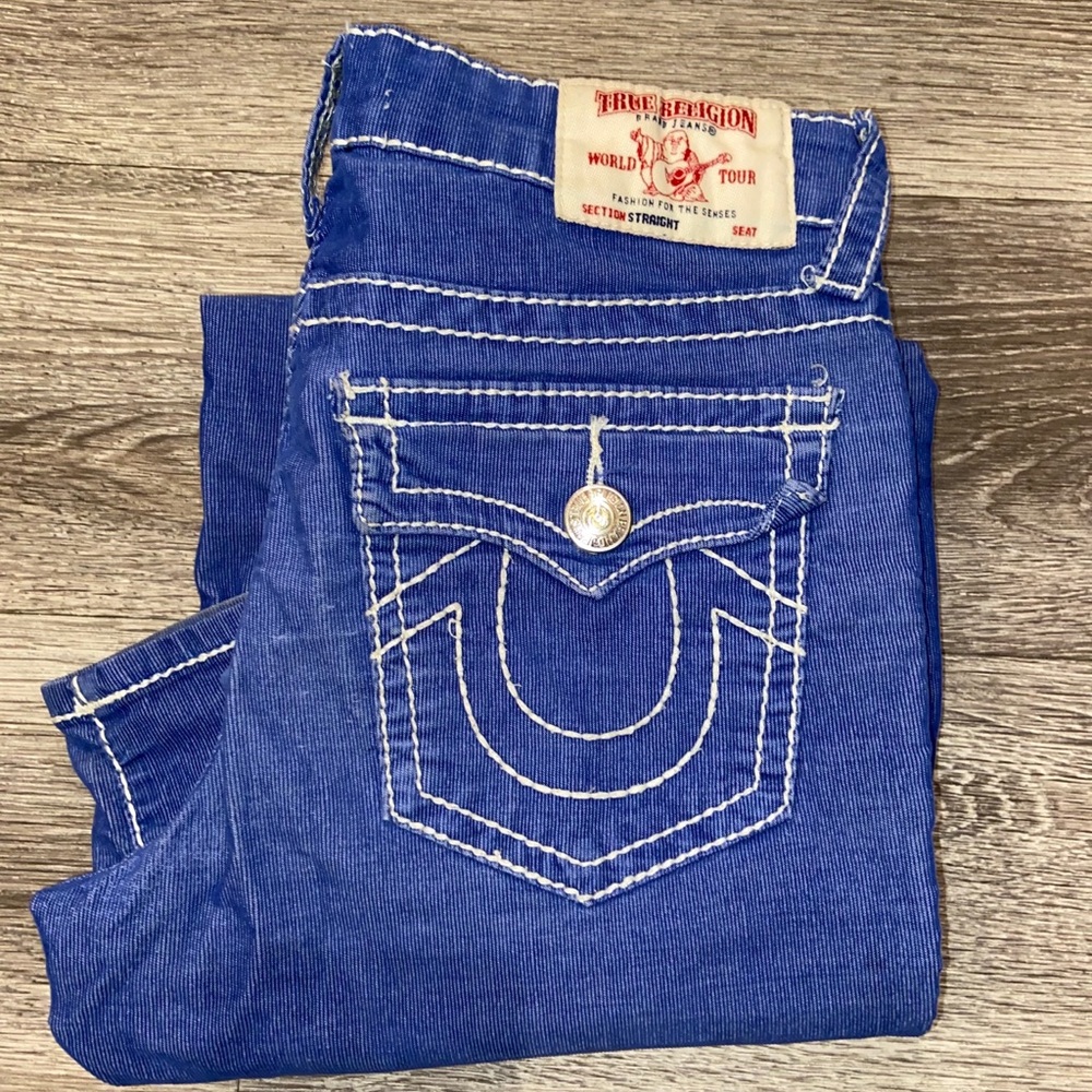 Light blue true religion pants